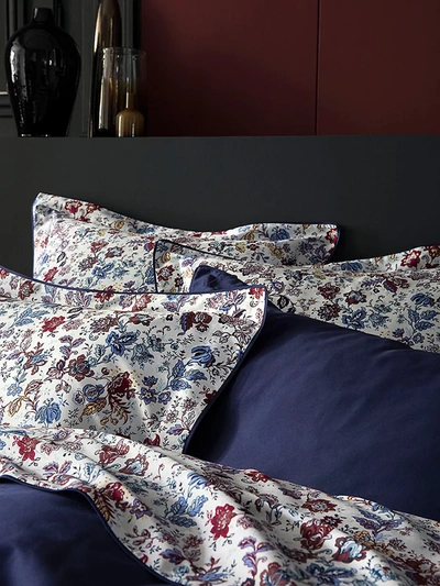 Shop Anne De Solene Fleur De Perse 2-piece 200 Thread Count Pillowcase Set In Size King