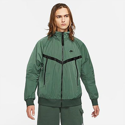 Shop Nike Men's Sportswear Tech Essentials Windrunner Jacket In Green