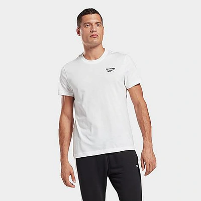 Shop Reebok Men's Identity T-shirt In Black/smoke Grey