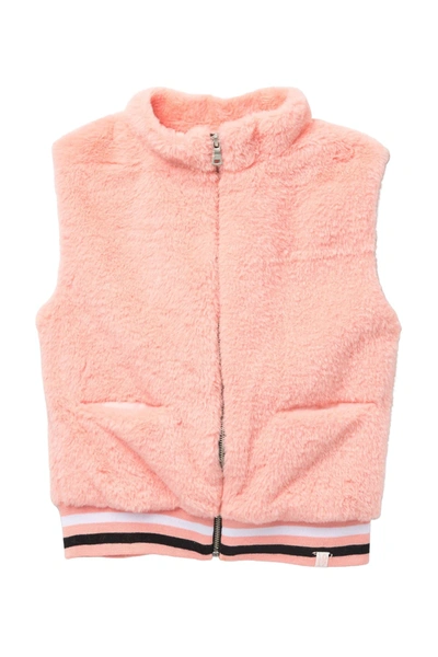 Shop Sovereign Code Hermine Faux Fur Vest In Pink