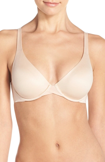 Shop Spanx Pillow Cup Signature Unlined Full Coverage Bra In Soft Nude