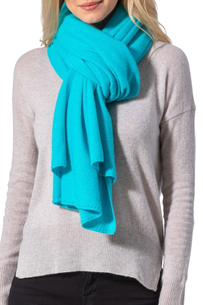 Shop Amicale Cashmere Travel Wrap Scarf In 453trq
