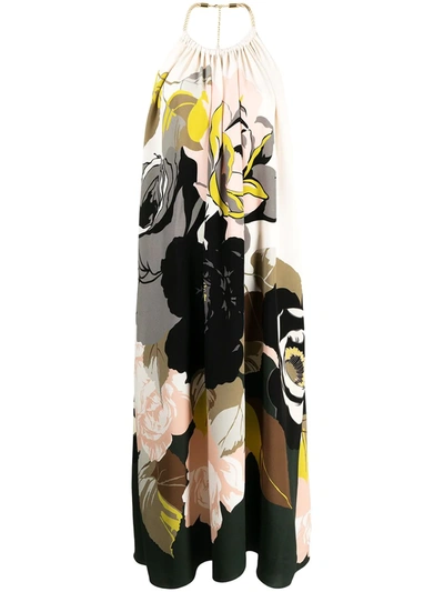 Shop Adam Lippes Floral-print Maxi Dress In Multicolour