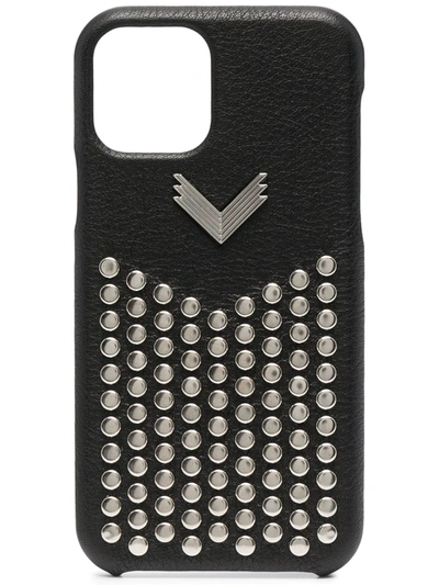 Shop Manokhi X Velante Studded Iphone 11 Pro Case In Black