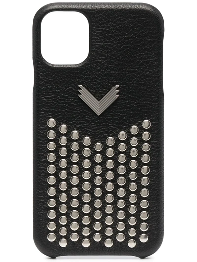 Shop Manokhi X Velante Stud-embellished Iphone 11 Case In Black