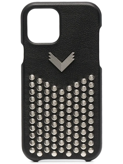 Shop Manokhi X Velante Stud-embellished Iphone 12 Pro Case In Black