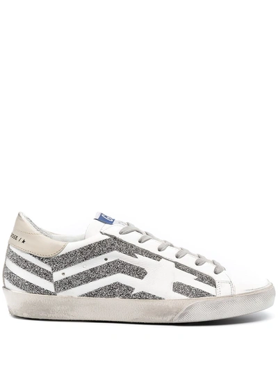 Shop Golden Goose Super-star Low-top Sneakers In White