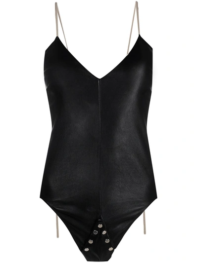 Shop Rick Owens Faux-leather Body In Black