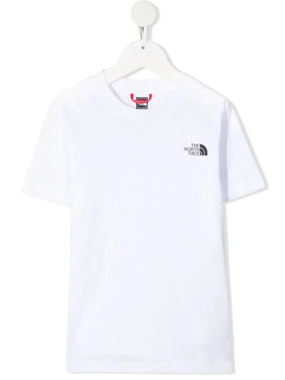 Shop The North Face Simple Dome Logo-print Cotton T-shirt In White