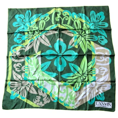 Pre-owned Lanvin Multicolour Silk Scarf