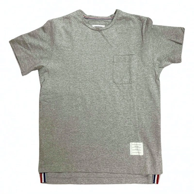 Pre-owned Thom Browne Grey Cotton T-shirt