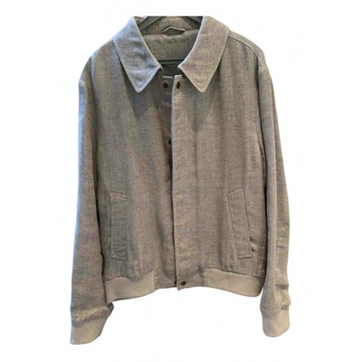 Pre-owned Ami Alexandre Mattiussi Grey Linen Jacket