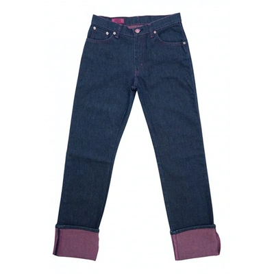 Pre-owned Fiorucci Straight Jeans In Blue