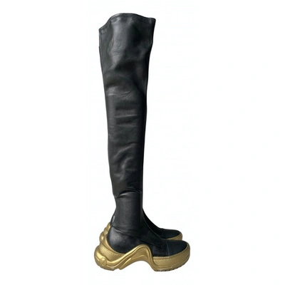 Pre-owned Louis Vuitton Archlight Boots In Black
