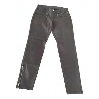 Pre-owned Michael Kors Slim Pants In Grey