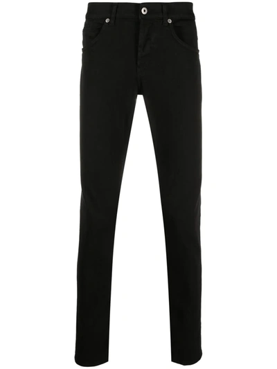 Dondup Five-pocket Slim-fit Jeans In Black