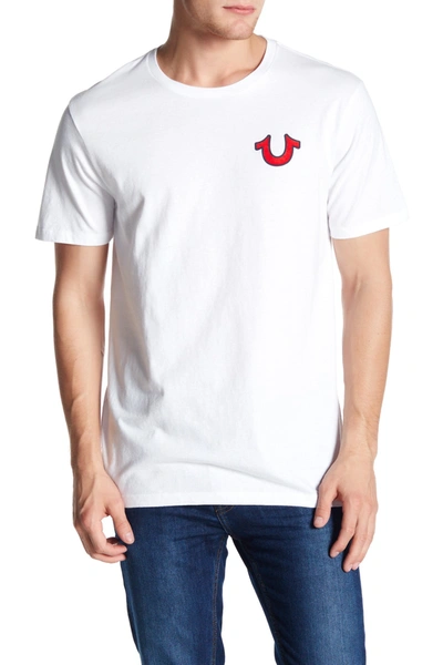 Shop True Religion Big Buddha Logo Graphic T-shirt In White