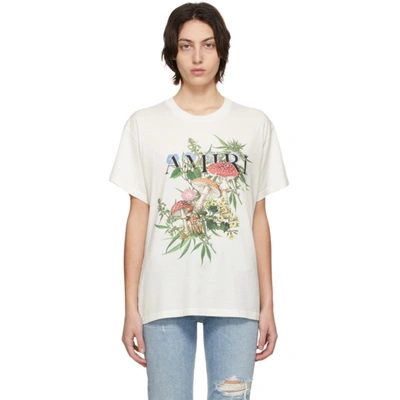 Shop Amiri White Psychedelic T-shirt In Snow