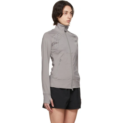 Shop Adidas By Stella Mccartney Grey Truepurpose Midlayer Jacket In Dove Grey