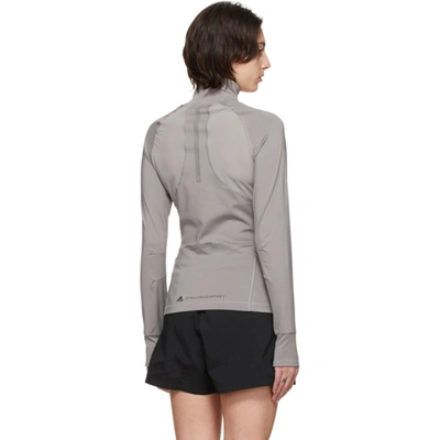 Shop Adidas By Stella Mccartney Grey Truepurpose Midlayer Jacket In Dove Grey