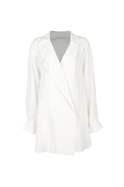 Shop Agnona Shirts In Bianco