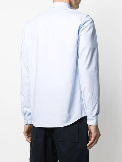Shop Ami Alexandre Mattiussi Ami Paris Shirts In Blu