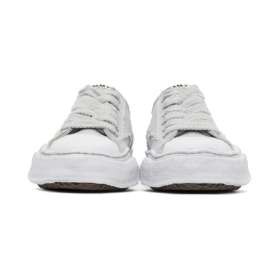 Shop Miharayasuhiro Grey Over-dyed Og Sole Peterson Sneakers