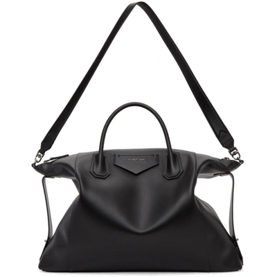 Shop Givenchy Black Large Soft Antigona Bag In 001 Black