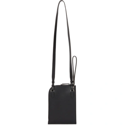 Shop Givenchy Black Antigona Portfolio Pouch In 002 Black/g