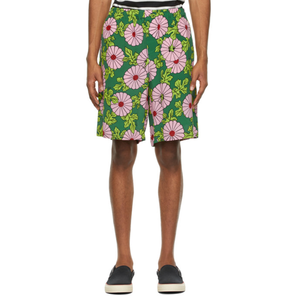 gucci floral shorts