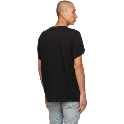 Shop Amiri Black Psychedelic T-shirt