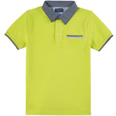 Shop Mayoral Lime Polo Shirt In Green
