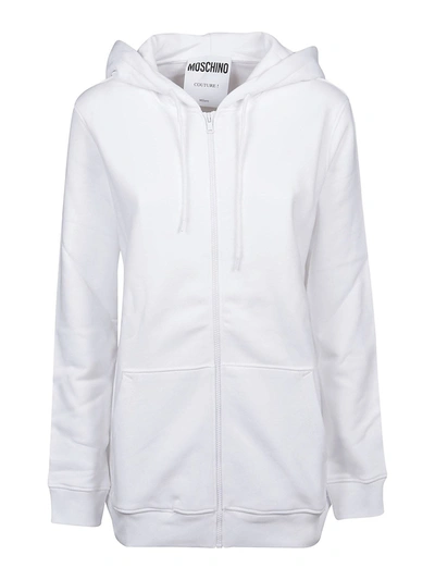 Shop Moschino Couture Sweatshirt In White