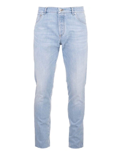 Shop Brunello Cucinelli Regular Straight Leg Jeans In Light Blue