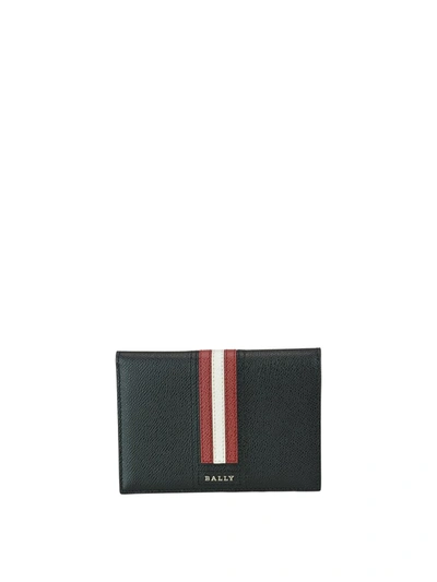 Shop Bally Talknis Wallet In Black