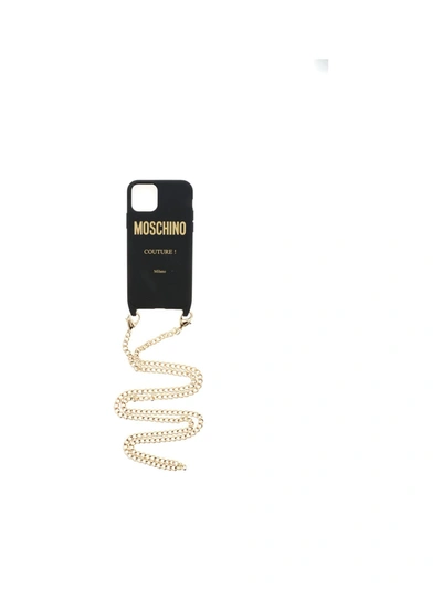 Shop Moschino Couture Cover In Black