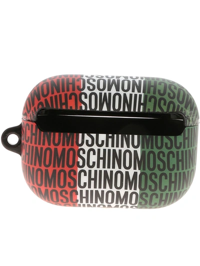 Shop Moschino Airpods Pro Multicolor Cover In Multicolour