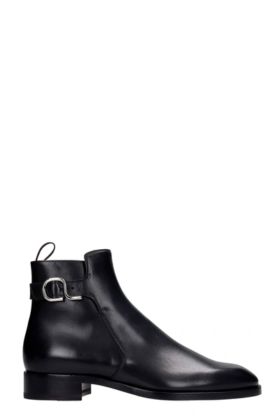 Shop Christian Louboutin Valido Ankle Boots In Black Leather