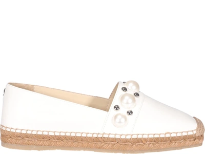 Shop Jimmy Choo Dru Espadrilles In White