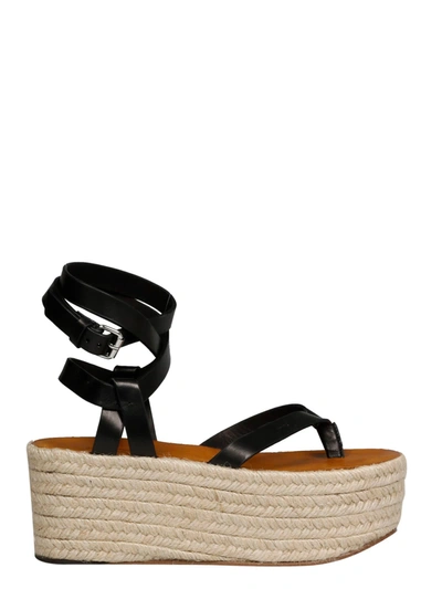 Shop Isabel Marant Mazia Sandals In Black
