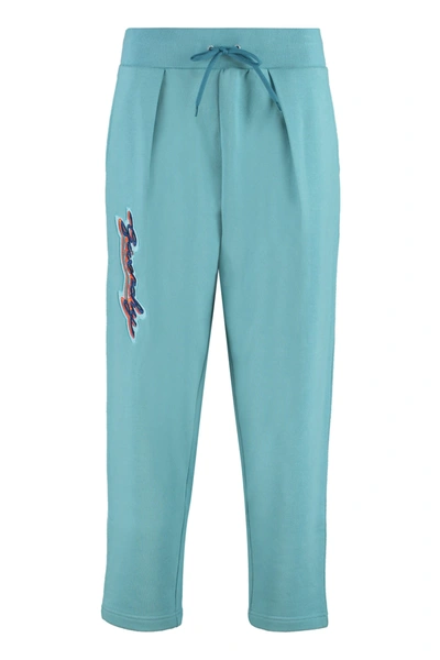 Shop Givenchy Logo Print Sweatpants In Blue