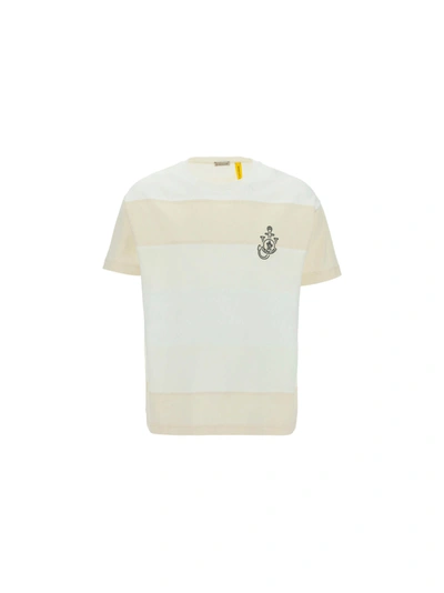 Shop Moncler X Jw Anderson T-shirt In Off White