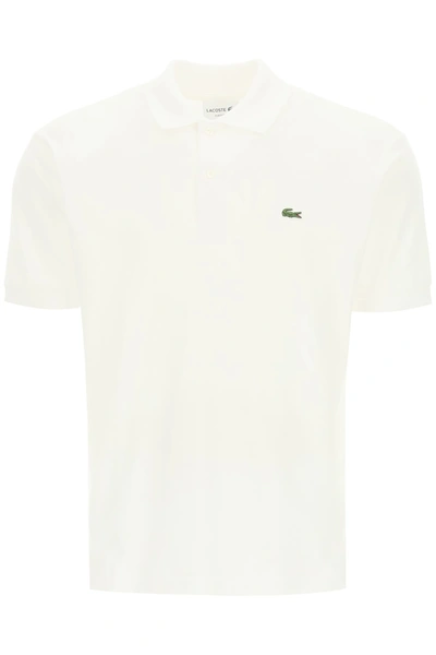Shop Lacoste Classic Fit Polo Shirt In White (white)