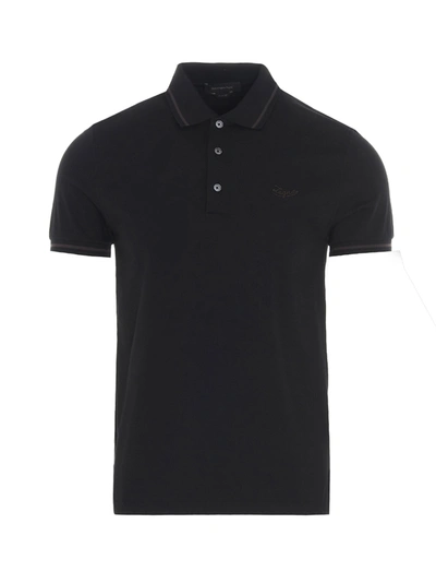 Shop Ermenegildo Zegna Polo In Black