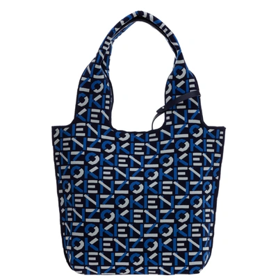 Shop Kenzo Medusa Tote Bag In Blu