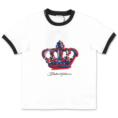 Shop Dolce & Gabbana T-shirt In Bianco