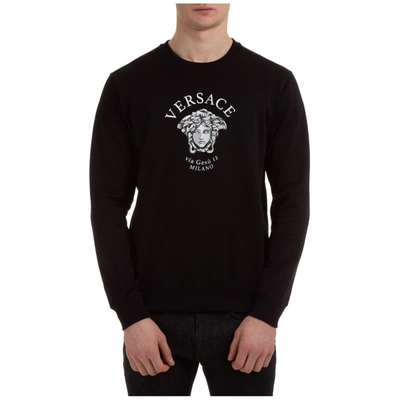 Shop Versace Men's Sweatshirt Sweat  Medusa In Black
