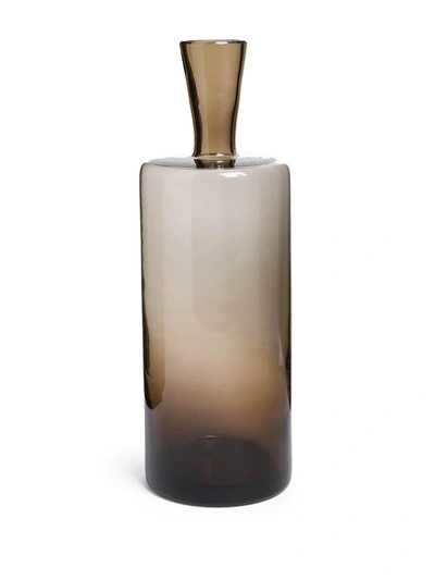 Shop Nasonmoretti Morandi Sheer Bottle (30cm) In Brown