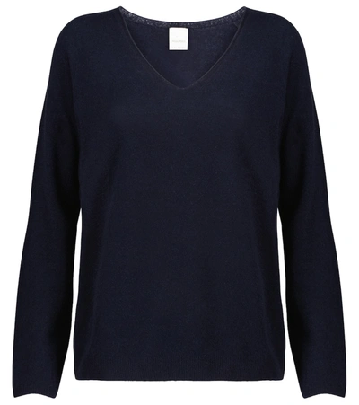 Shop Max Mara Leisure Smirne Wool-blend Sweater In Blue