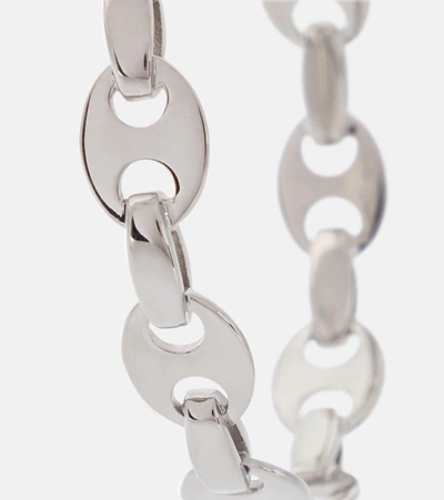 Shop Rabanne Eight Nano Hoop Earrings In Silver